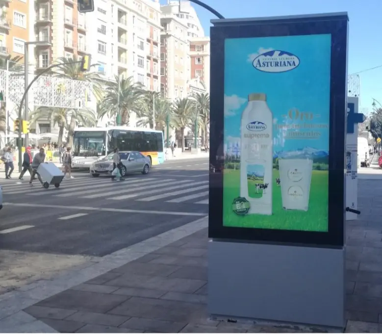 Publicidad en mupi digital
