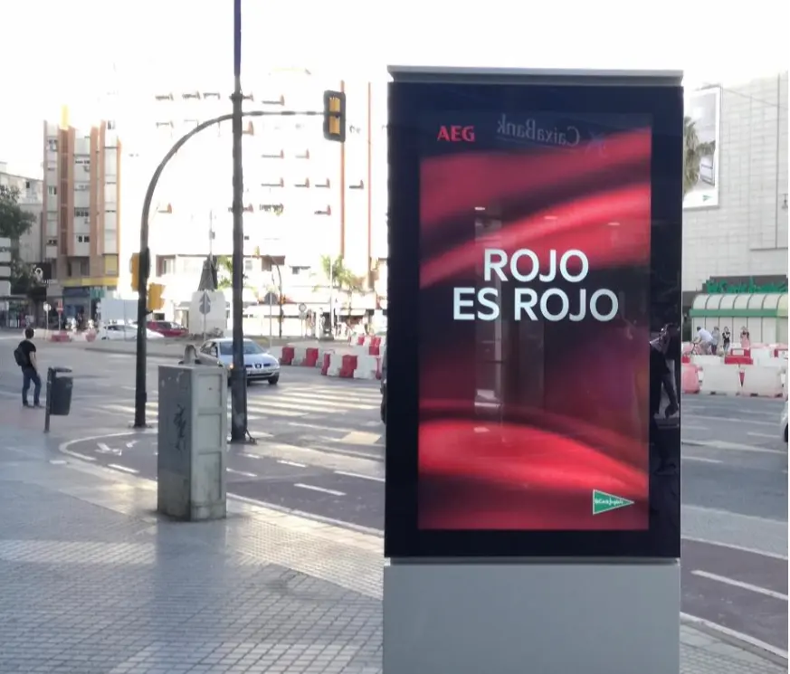 Publicidad en mupi digital