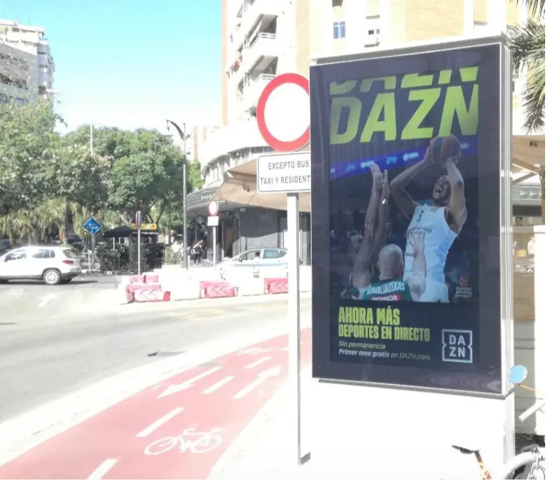 Publicidad en mupi digital