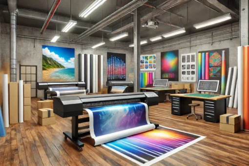 Fabricación de vinilos en taller