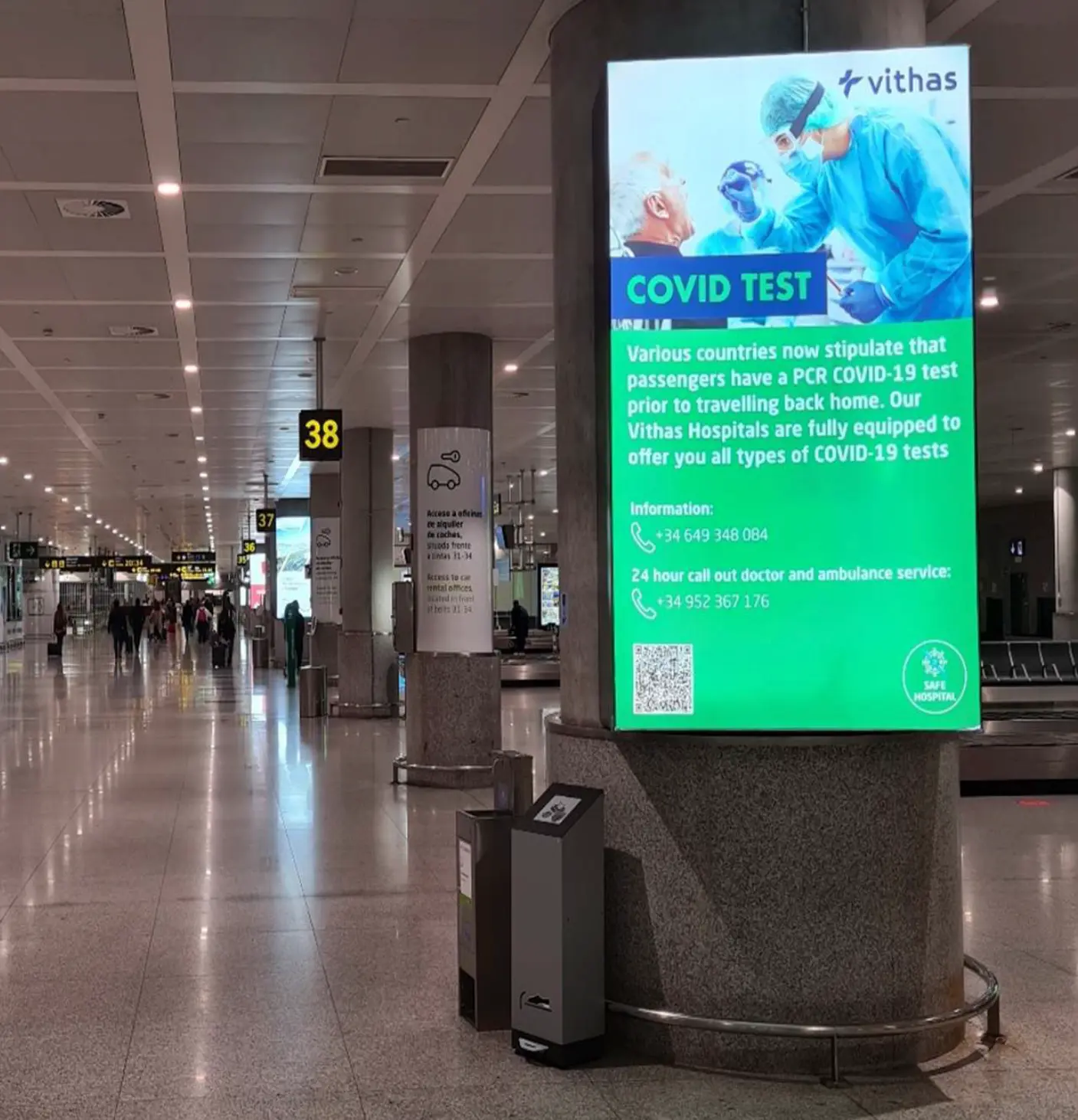 Publicidad en aeropuerto - gran impacto y visibilidad