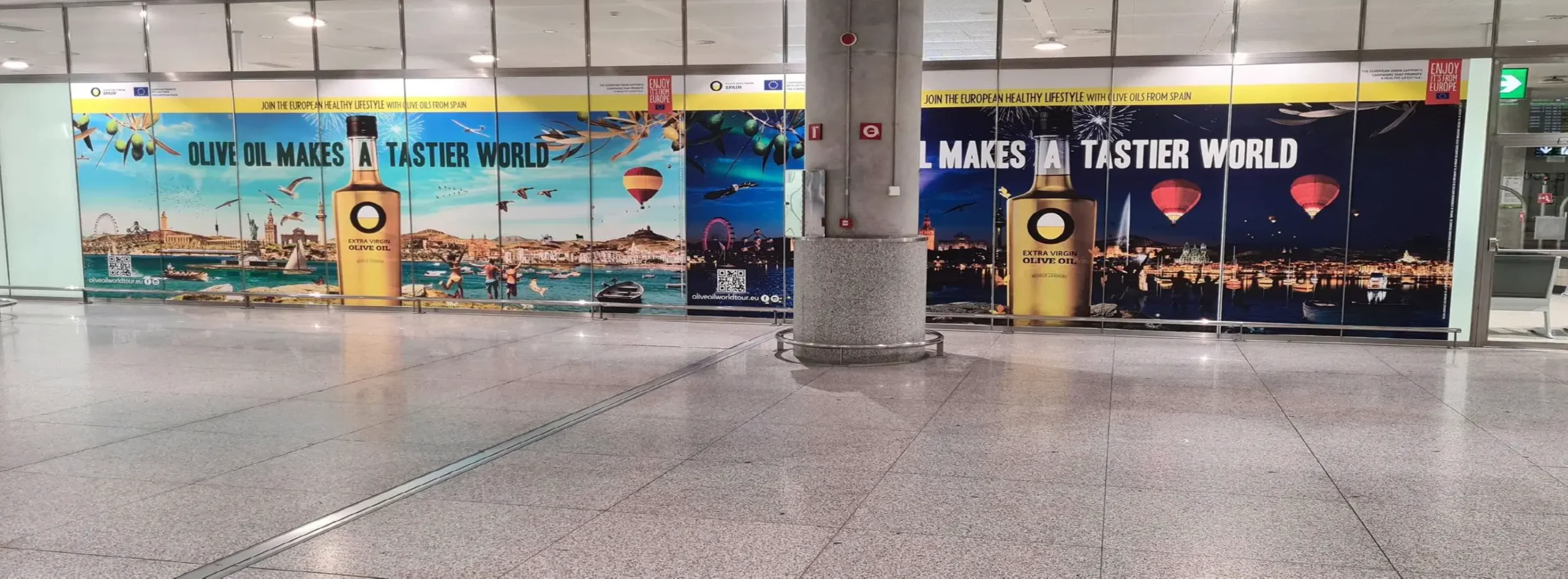 Publicidad en aeropuerto - gran impacto y visibilidad