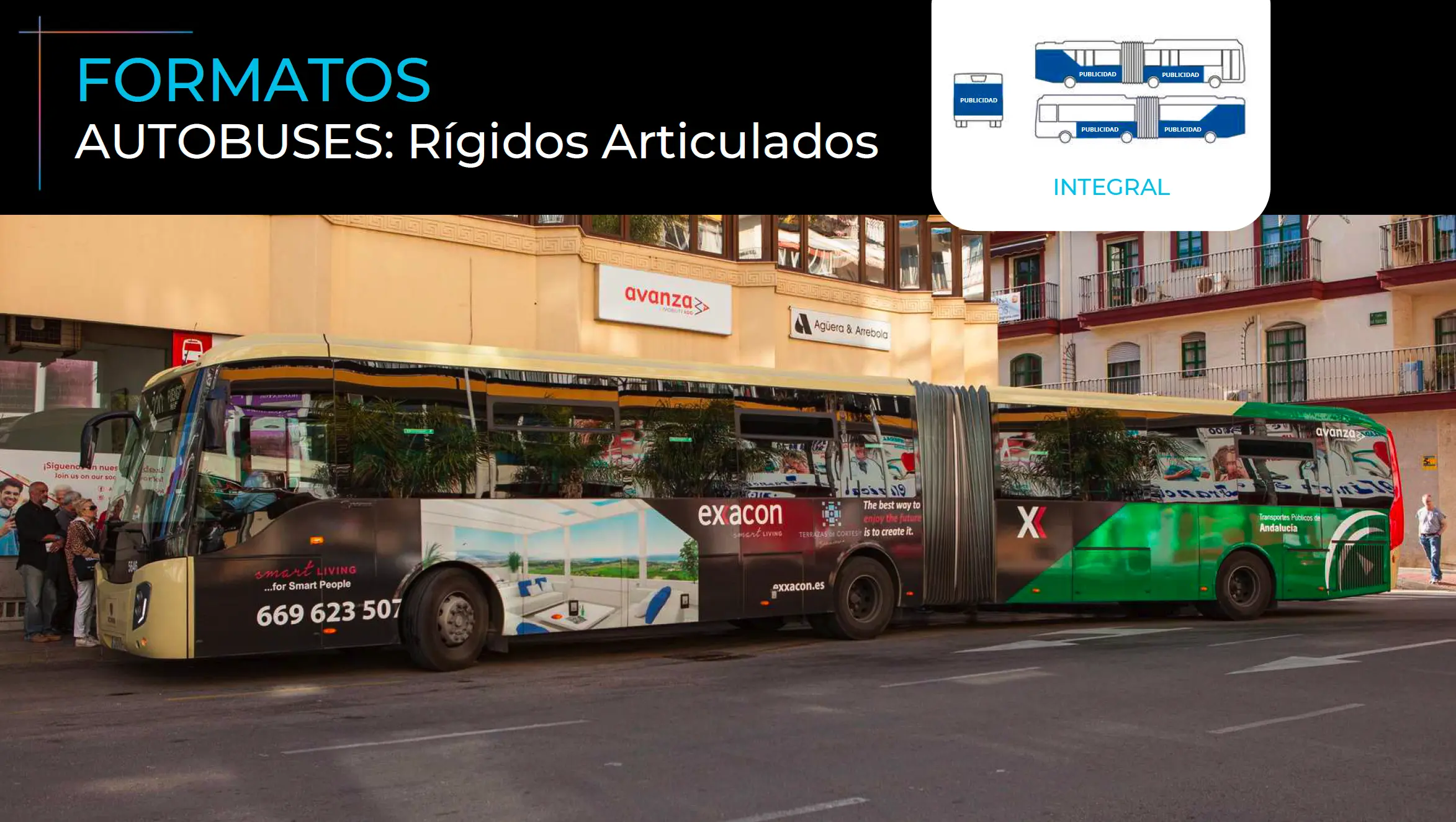 Publicidad en autobuses, gran impacto