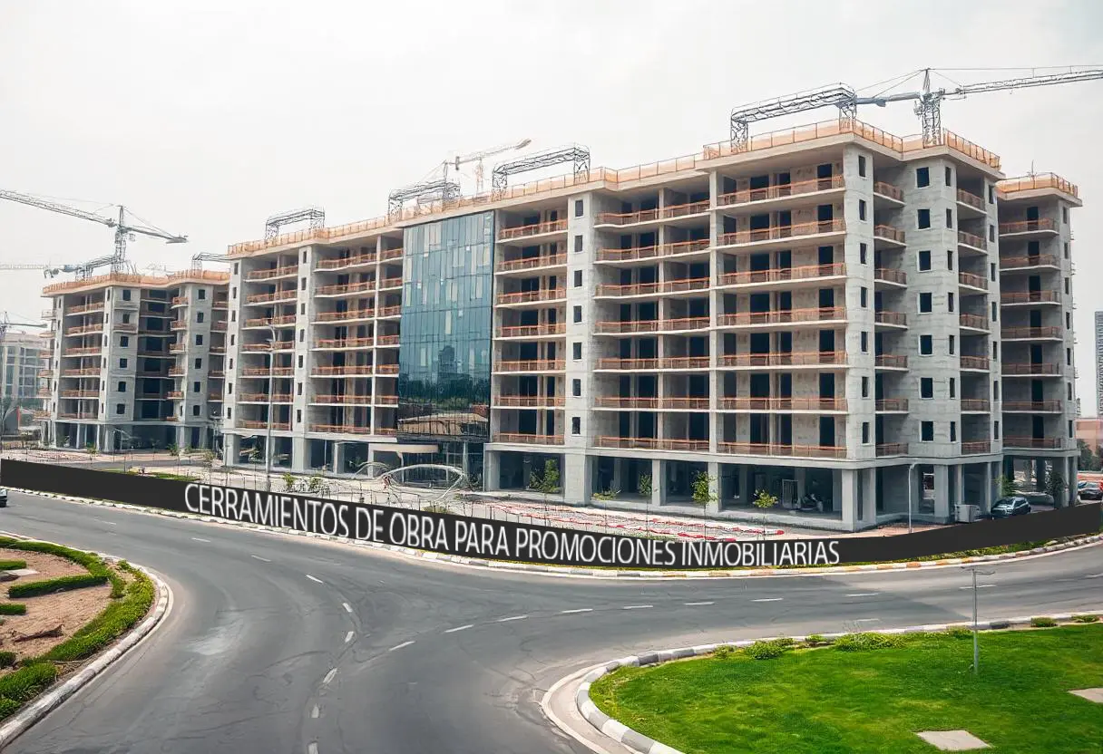 Cerramiento de obra viviendas promocionales