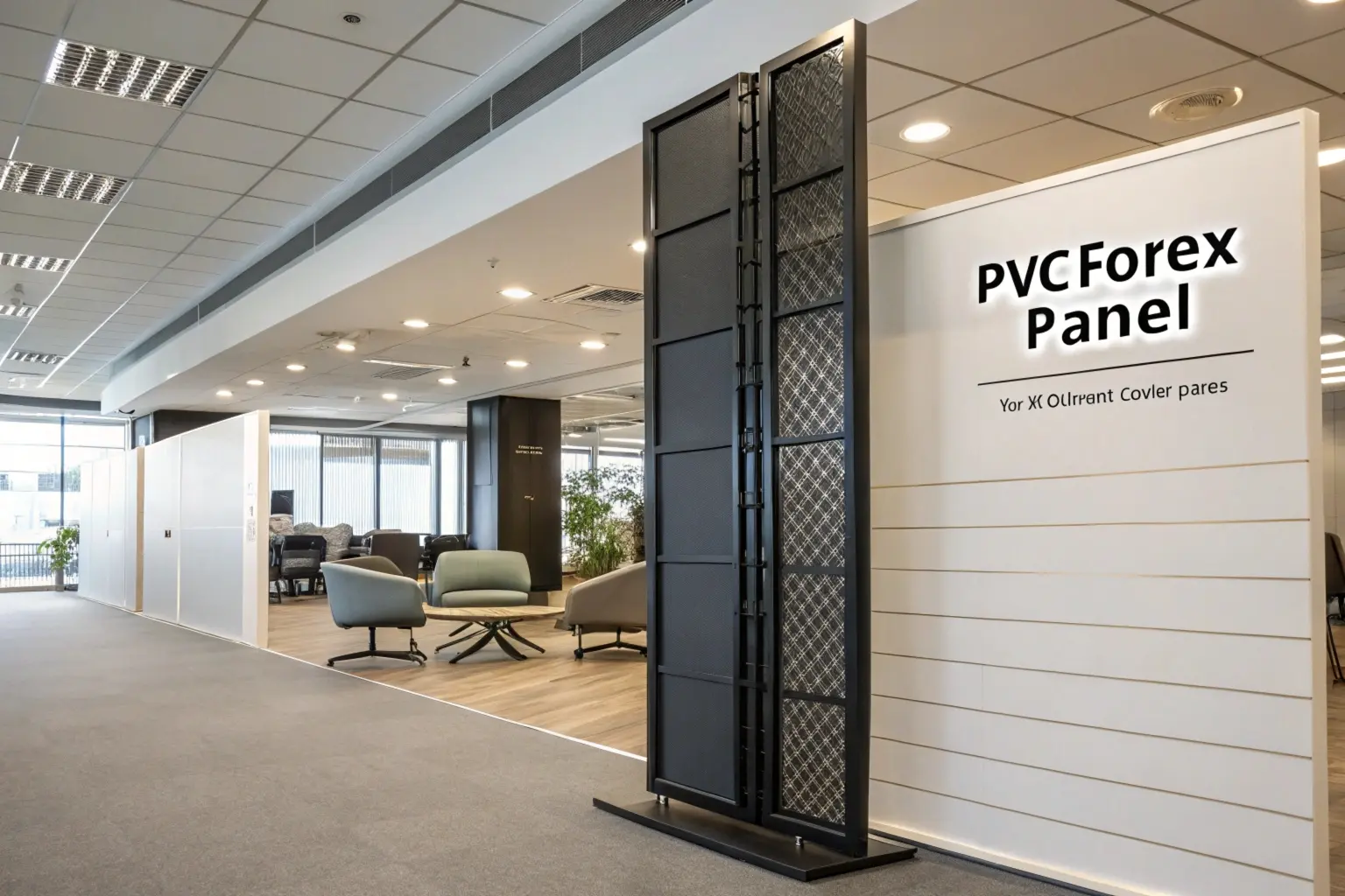 Soporte rígido de forex para publicidad y señalética en pvc