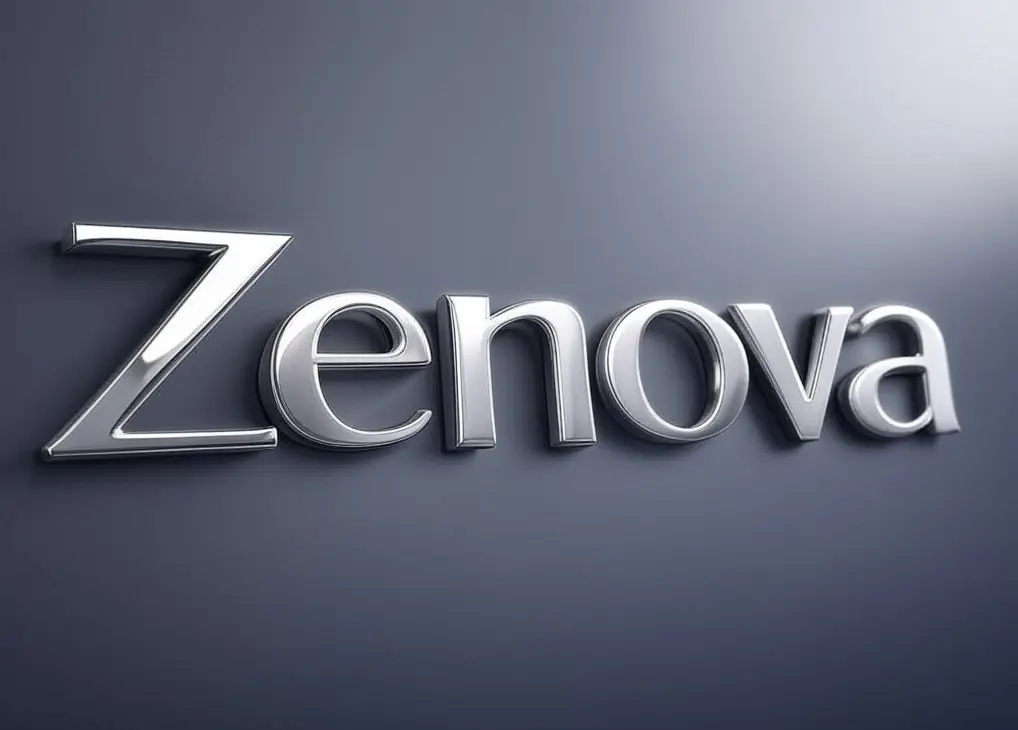 Letras corporativas sobre fachada