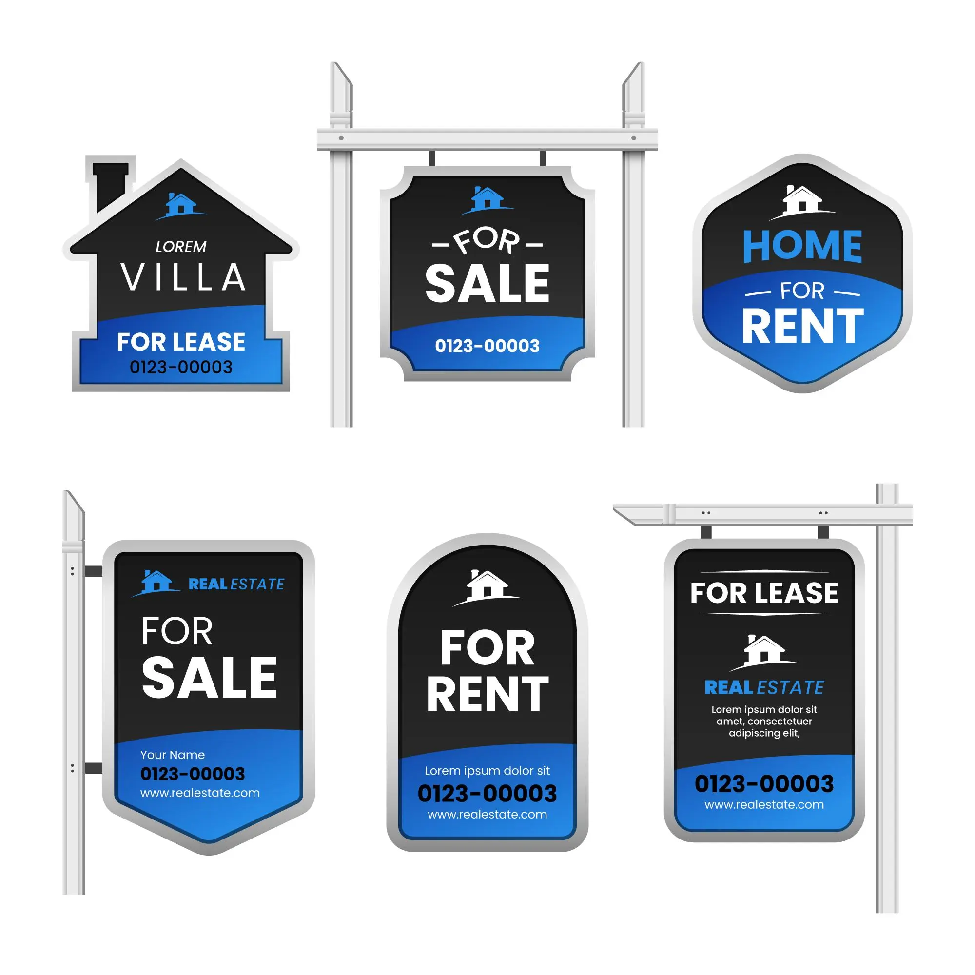 Cartel para anuncio de compra venta de casa