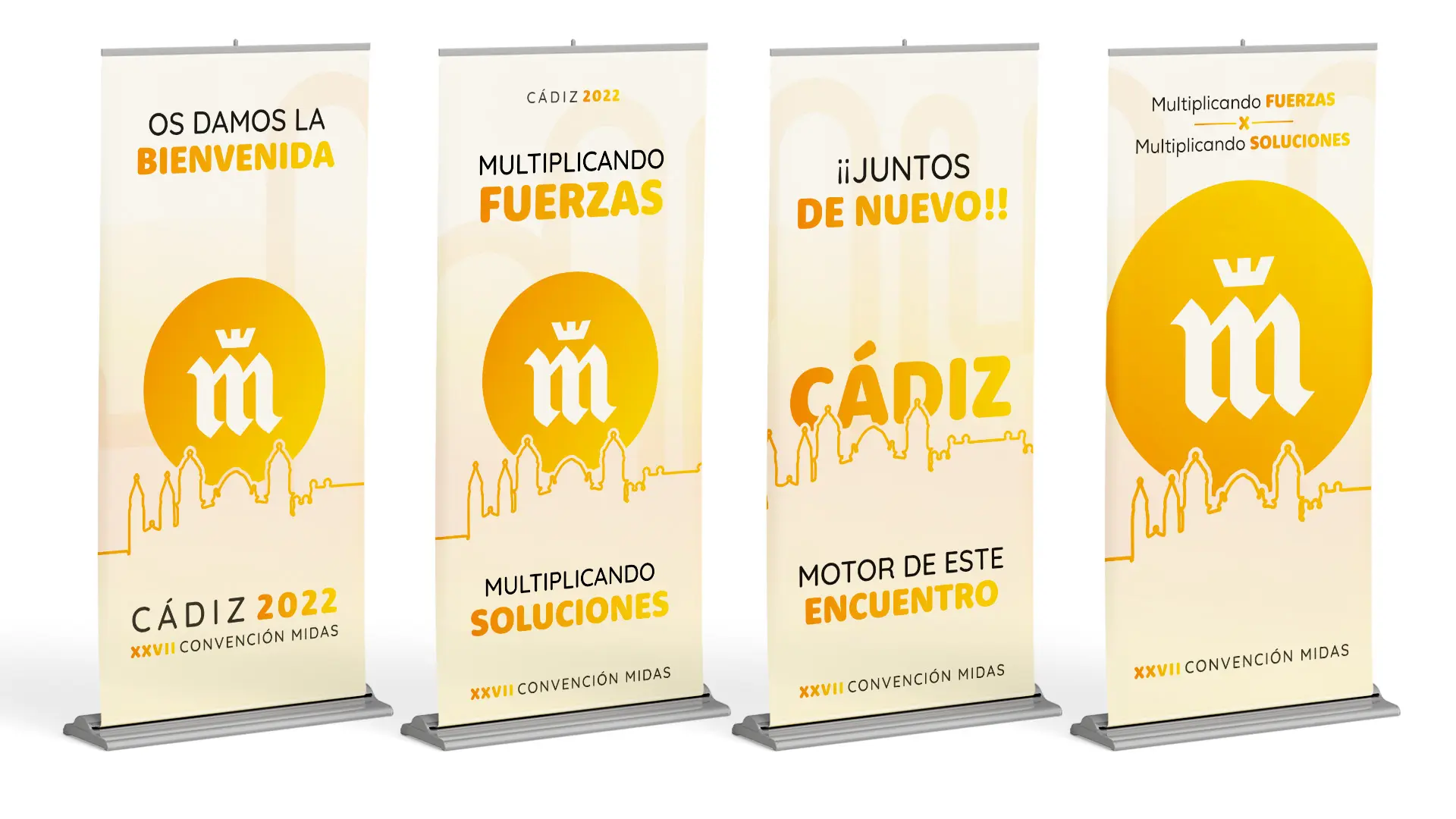 Mock up de Roll ups Midas