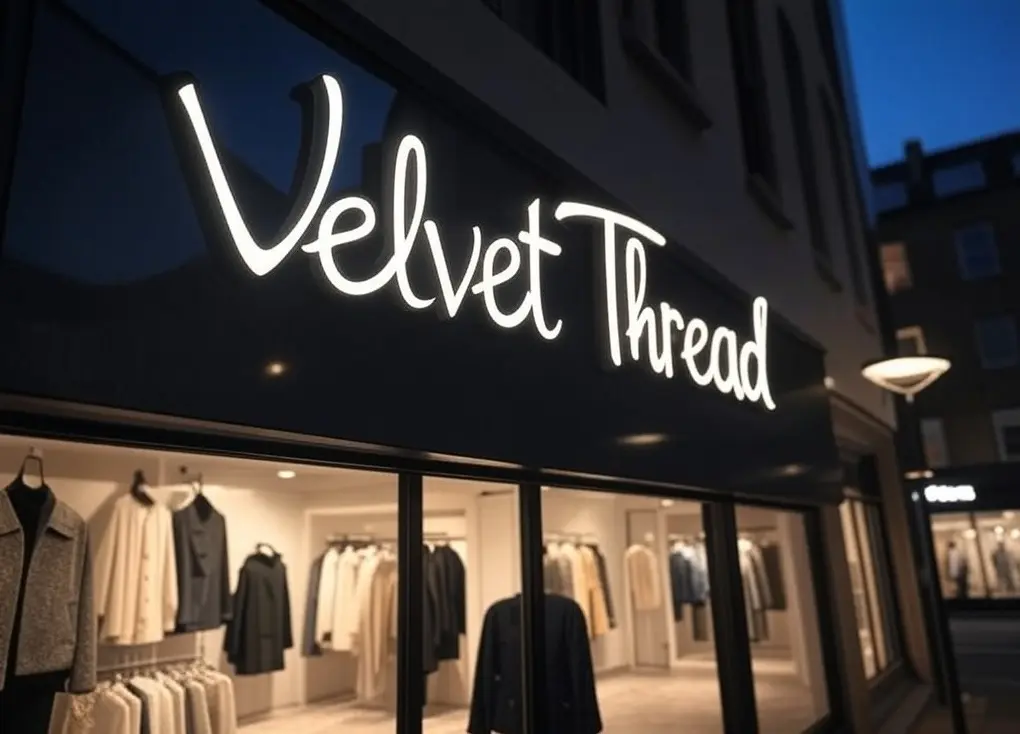 Rótulo decorativo publicitario de gran formato en fachada