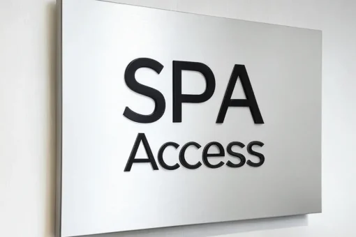 Panel Dibond en pared de una zona SPA